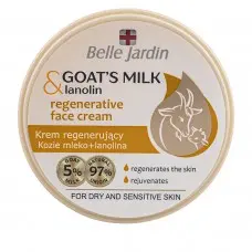 Регенерирующий крем для лица Belle Jardin Goats milk Козье молоко и Ланолин 200 мл